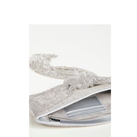 Cult Gaia Banu Mini Fringe Clutch in Clear - Picture 3 of 14